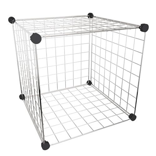 Aigentlich Drahtwürfel Regal 1 Fach Madrid, Gitterwürfel Metall Chrom...