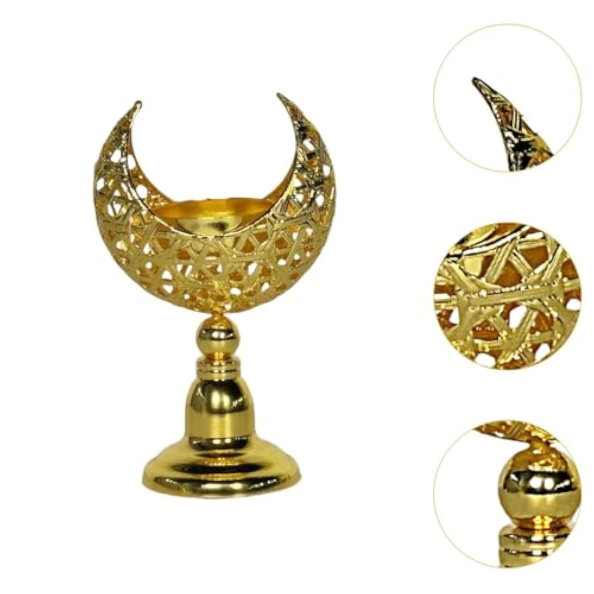Moon Candle Holder for Eid Mubarak Tea Light Holder