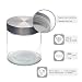 4 PCS Tarros De Cristal Con Tapa De Acero Inoxidable, 830ML Botes...