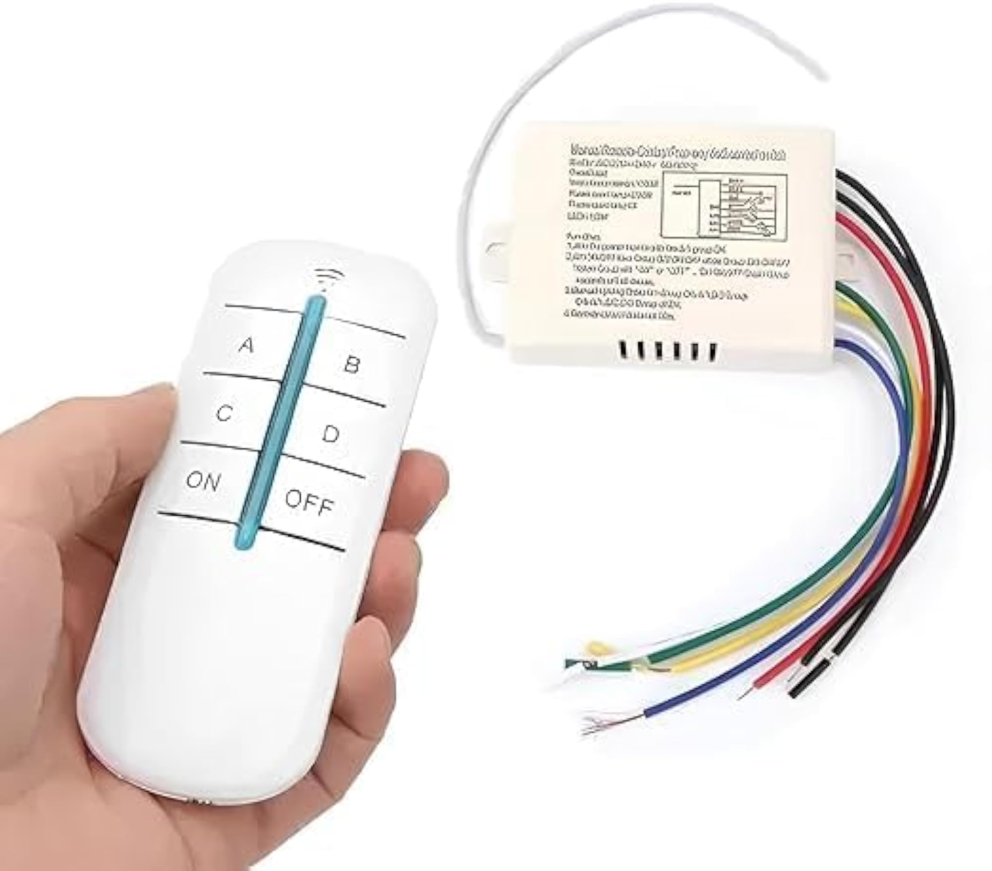 4 Way Remote Control Switch Wireless RF
