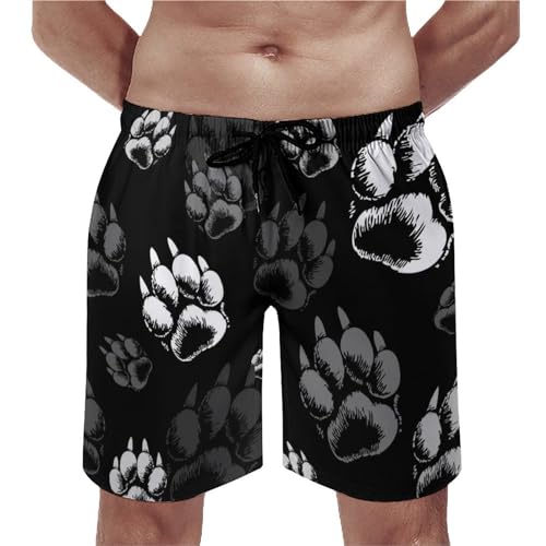 Maillot de bain homme avec poches UMENG : short de bain confortable taille S