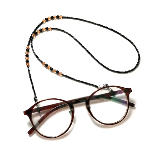 Corde de lunettes en perles haut de gamme avec finition anti-décoloration durable