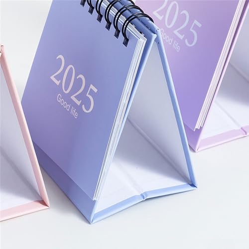 Calendário de mesa pequeno calendário mensal 2025 calendário de mesa 2024-2025 calendário inglês em