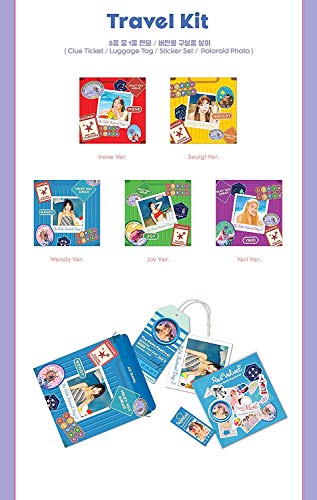 Red Velvet \'The Reve Festival Day2\' 7th Mini Album DAY2 Random Ver CD+48p Booklet+1p PhotoCard+Travel Kit(Sticker or Polaroid or LuggageTag or Clue Ticket)+Message PhotoCard SET+Tracking Kpop Sealed - Thumbnail 3