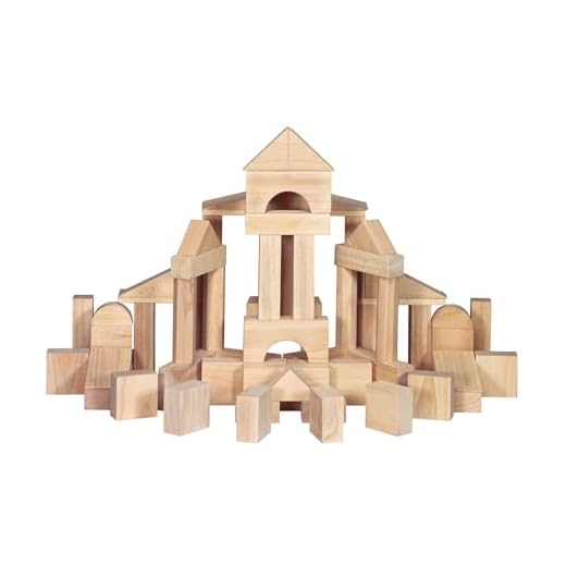 Melissa & Doug Solid-Wood Building Blocks