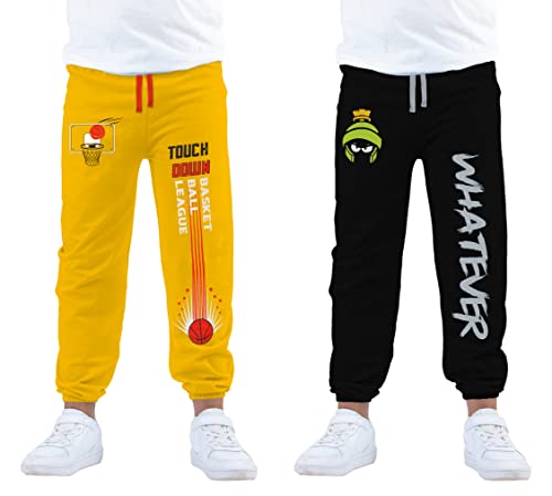 Image of KYDA KIDS Boy's Regular Fit Mid Rise Cotton Track Pant