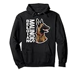 belga malinois lover felpa con cappuccio