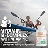 Bronson Vitamin B Complex with Vitamin C - Immune Health, Energy Support & Nervous System Support - Non-GMO, 120 Vegetarian Capsules