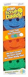 Temperature Controlled Scrubber - These kitchen sponges pack a punch thanks to Scrub Daddy's FlexTexture foam. The foam is firm in cold water for tough scrubbing and soft in warm water for light cleaning. With FlexTexture, you have the right tool for...