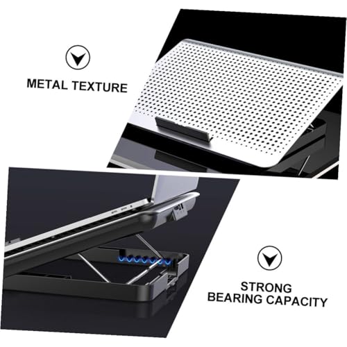 Base Ajustable para Laptop con Ventilador y Altura Regulable miniatura 6