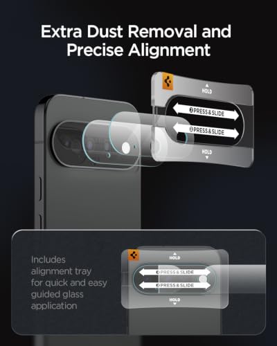 Image of Spigen EZ Fit Pro Optik Camera Lens Protector for Pixel 11