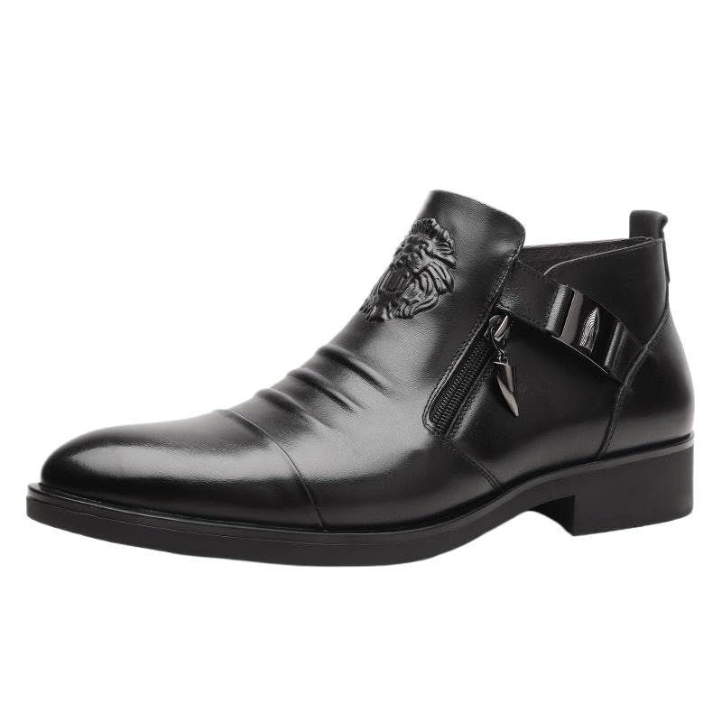 Business Casual Lace-up Shoes Men's Casual Oxford Shoes Business Formal Office Dinner Party Dating Small Leather Shoes