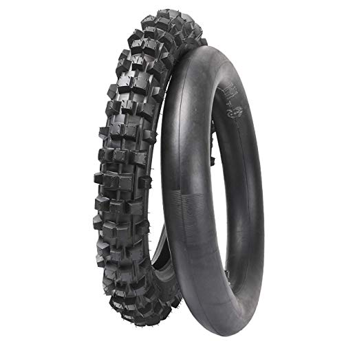 WPHMOTO 12'' 3.00-12 Tire With Tube for XR CRF 70 PW80 KLX110 Street Super Motard Mopeo(80/100-12)