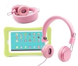 DURAGADGET Auriculares Infantiles Color Rosa para Tablet Tabeo De Toys R Us - Acolchados Y Ajustables Peques!- Disponible En Color Azul