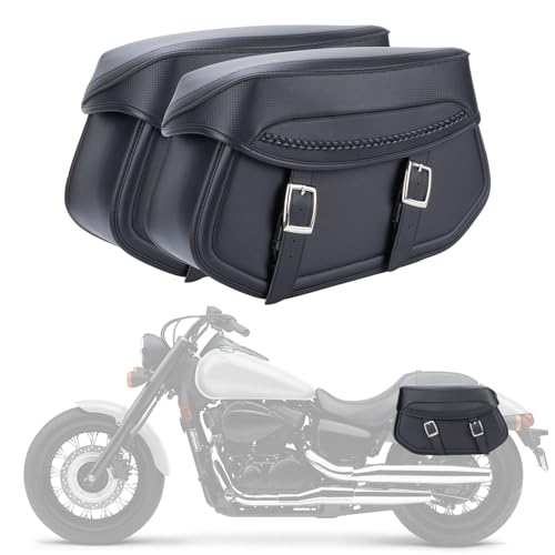 autozen Universal Water-Resistant Saddlebags