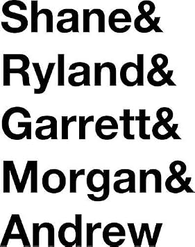 Magnet Shane Dawson Squad List Magnetic Car Sticker Decal Bumper Magnet Vinyl 5"