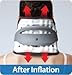 DDS, Inc. MAX Cervical Traction Collar Neck Brace for Discomfort Reduction, Neck Decompression Devices for Pinched Nerve, Stretcher, Pneumatic Support, Relaxation & Cervical Spine Alignment(13