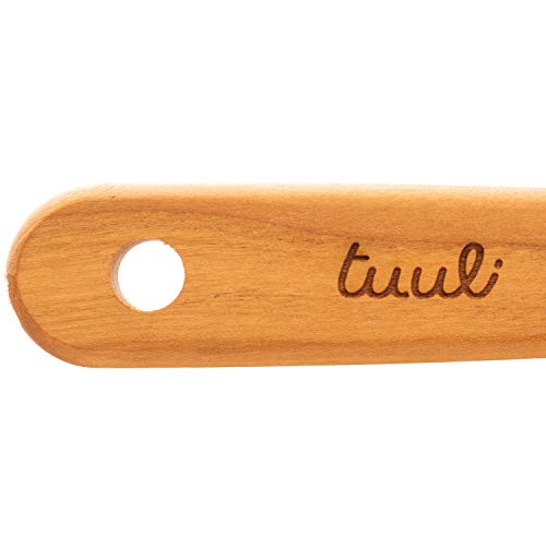 Tuuli Kitchen Cooking Spoon Made Of Cherry Wood With Individual Laser Engraving Personalised Wooden Cooking Spoon thumb #1
