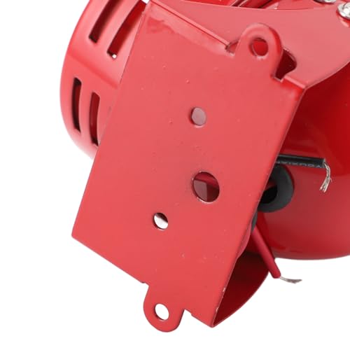 Sirene de Buzina de Motor, Poderosa Sirene de Alarme de Cobre Puro 110db, Espaçamento de Furo de 70m