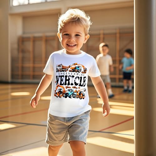 Image of DEEKEY Toddler Boys Shirts Short-Sleeve Little Kids t Shirts Boys' Tops, Tees & Shirts Graphic TEE Age for 2-7 Years 4-Pack