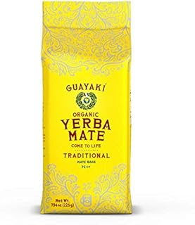 Guayaki Yerba Mate, Organic Traditional Single Serve, 7.9 Ounces (75 Tea Bags), 40mg Caffeine per Serving, Alternative to Tea, Coffee and Energy Drinks