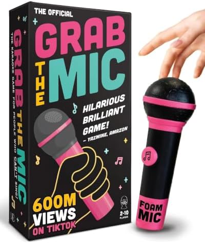 Grab The Mic - Award Winning Karaoke Party Game for Bad Singers w...
