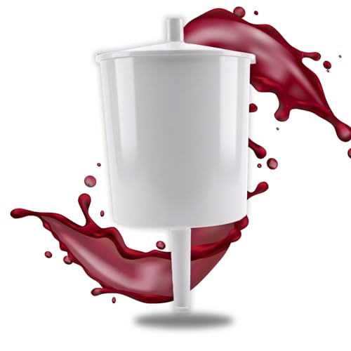 TALPGOD Communion Cup Filler/Dispenser with Button Release (8 oz. Bottle) Juice & Wine Dispenser for Communion Cups Church Supplies Push Button Release/Easily Fills 25+ Cups