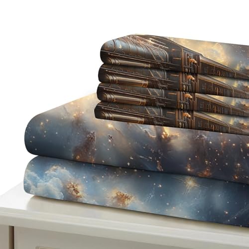 Parure de lit requin de l'espace en microfibre 220x240 cm - 7