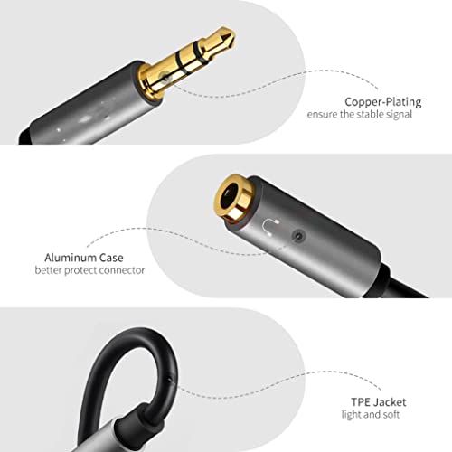 Cable Extensor Jack 3.5mm Audio Macho a 2 Hembras miniatura 3