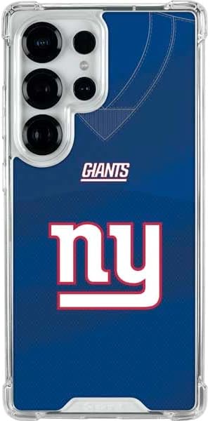 Skinit Clear Phone Case Compatible with Galaxy S25 Ultra - Officially Licensed NFL New York Giants Design