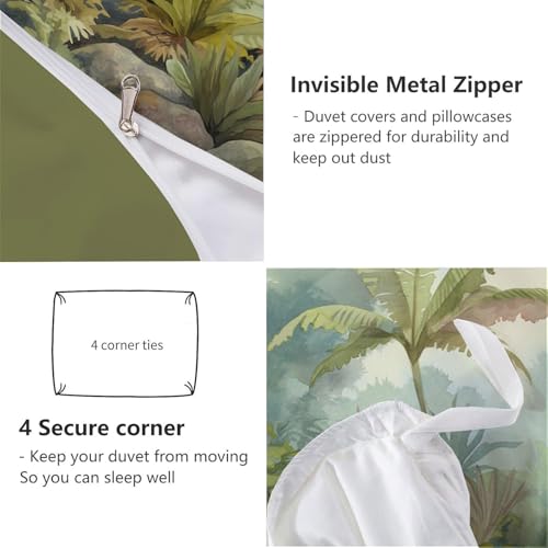 Housse de couette 140x200 fermeture éclair pour lit simple - 7