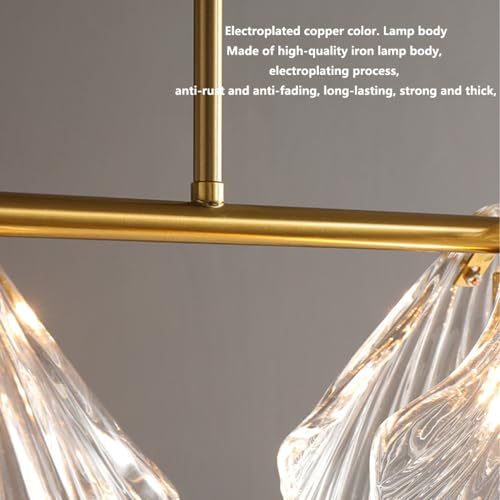 Éclairage de lustre moderne du milieu du siècle ajustable à 3 lampes - 5