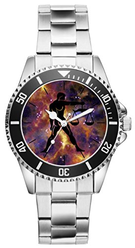 Preisvergleich Produktbild KIESENBERG Sternzeichen Waage Geschenk Artikel Idee Fan Uhr 6173