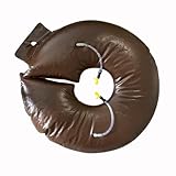 Dzxnnt 10 Gallon Brown Tree Watering Bag Ring - Adjustable Slow Release, Portable PVC Design, Lasts Up to 35 Days