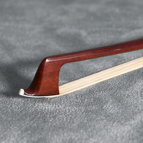 Image of Professional 4 /4 Full Size Violin Bow High Quality Brazilwood Stick Ebony Frog Natural Horsehair Clear Tone For Adults and Student VINGOBOW Hand Made