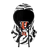 FOCO Cincinnati Bengals NFL White Drawstring Hooded Gaiter