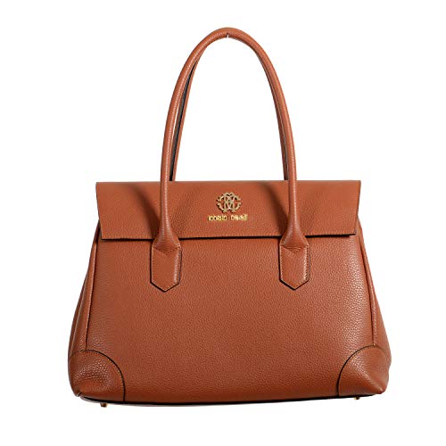 Roberto Cavalli Large Tote Cognac One Size