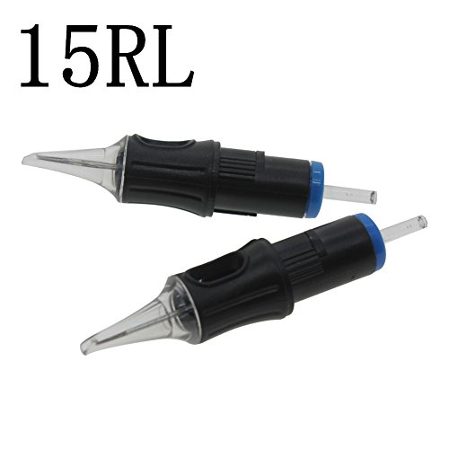 Redscorpion Disposable Tattoo Needles Cartridge for Round Liner (15RL,pack of 20pcs)