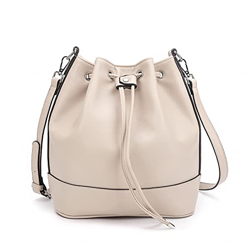 Image of AFKOMST Medium Bucket Bag for Women, Convertible Shoulder Crossbody Tote