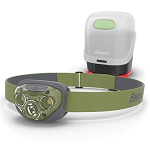 Energizer Vision HD+ LED Headlamp and Lantern Case, Water Resistant Bright Headlamp with Hanging Lantern Case, Outdoors…