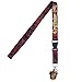 Harry Potter Gryffindor Crest Plaid Breakaway Lanyard with Charm