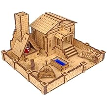 TowerRex Smithy D&D Terrain, DND Buildings, 28mm Miniatures Wargaming Terrain for Dungeons & Dragons, Pathfinder, Warhammer