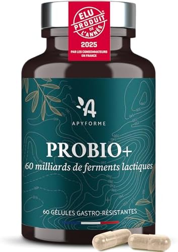 Apyforme - Probiotique Flore Intestinale - 60 Milliards UFC/Jour ...