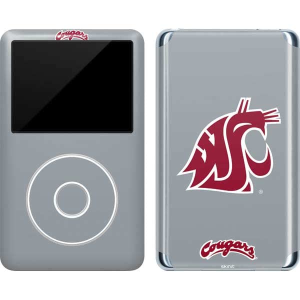 Skinit Decal MP3 Player Skin Compatible with iPod Classic (6th Gen) 80GB - Officially Licensed College WSU Cougars Logo Design