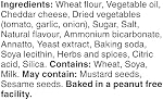 Breton Cracker Pizza Bites - Crunchy and Light Snacks, in Real Cheese Bites, For School, Lunch, and More, Peanut Free, 180 g