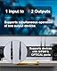 Toslink Digital Optical Splitter Adapter Kabel 1 in 2 Out, SPDIF Audiokabel 1 Stecker Eingang 2 Buchse Digital Fiber Optic Audio SPDIF Splitter Audiokabel Erweiterung Für TV, DVD Player, Verstärker