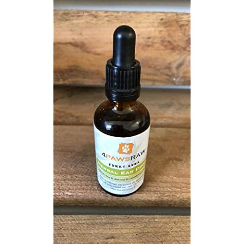 4PAWSRAW Funky Gunk Herbal Ear Drops For Dogs and Cats - Pet Ear Drops 50ml Cover