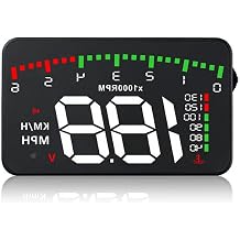 Car Head Up Display for Lexus RX 350/450h 20102025, HUD Digital Speedometer Windscreen Projector Display, Car Hud Screen with RPM, Water Temp, Plug & Play