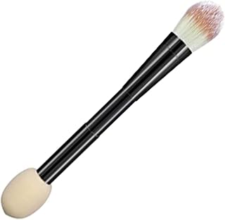 Brocha de maquillaje de doble punta para polv...