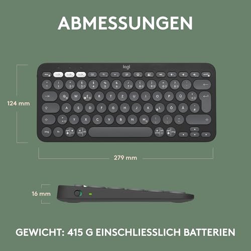 Logitech Pebble Keys 2 K380s Tastatur